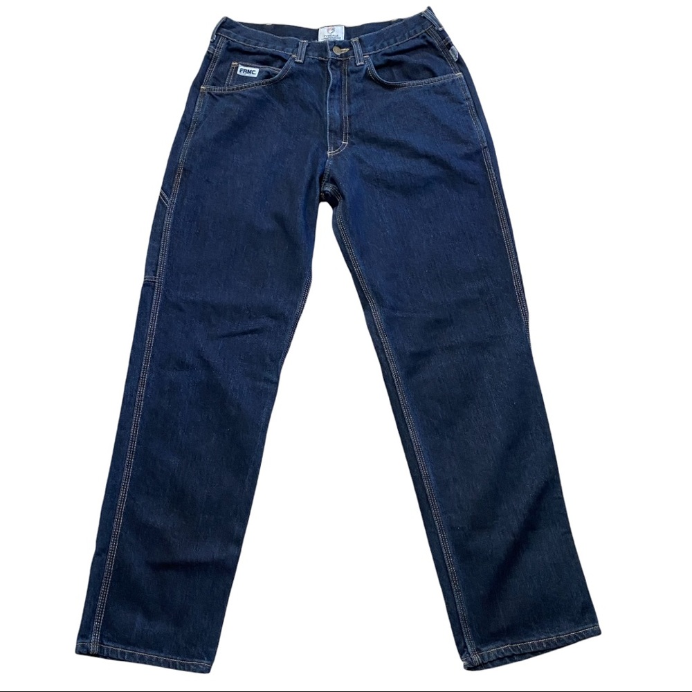 Tyndale Flame Resistant Dark Blue Jeans Size 32X34